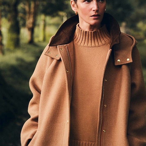 J. Crew cotton Turtleneck Sweater, beige, size S - Picture 4 of 8